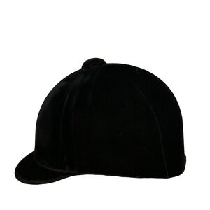 Troxel Grand Prix Classic 7 1/4" Black Velvet Equestrian SEI Certified Helmet